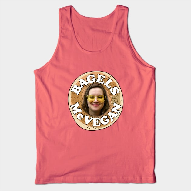 Pretty Good Cooking - Bagels McVegan Tank Top by PrettyGoodCooking